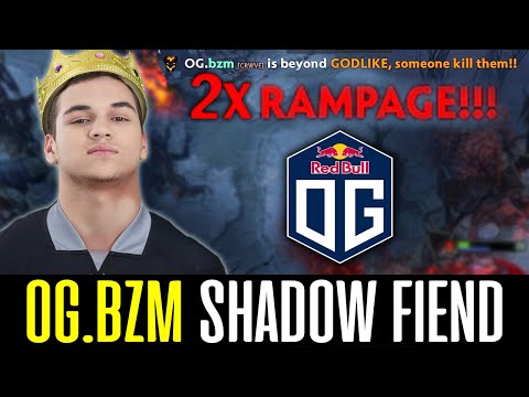OG.bzm SHADOW FIEND Mid - 2x RAMPAGE!!! - Back to META? - DOTA 2