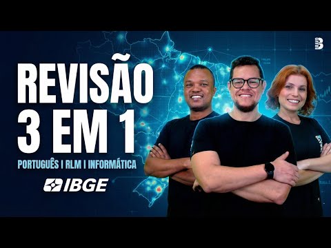 REVISÃO IBGE: 3 CONTEÚDOS MAIS COBRADOS EM 1 AULA