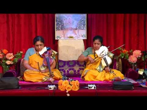 Dr. M.  Lalitha and M. Nandini - Raga Hemavati on violin