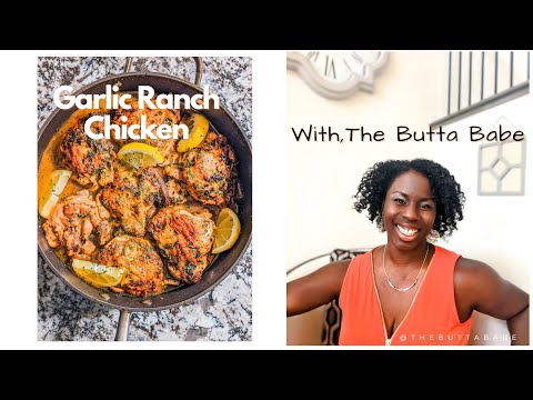 How to make delicious Garlic Ranch Chicken Thighs #chickenrecipe #easyrecipe #delicious