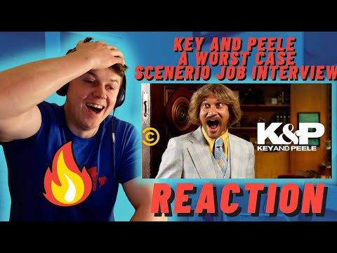 KEY AND PEELE - A WORST CASE SCENERIO JOB INTERVIEW ((IRISH REACTION!!))