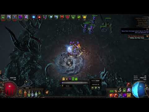 Path of Exile 3.22 Path of Exile 3.22 Occultist Hexblast Boss last Sanctum