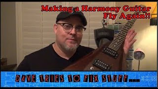 Video thumbnail for Upgrading Pickups and Electronics in a Harmony Flying V by Dave Tries To Fix Stuff