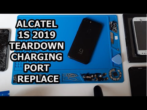 ALCATEL 1S 2019 - TEARDOWN - CHARGING PORT REPLACE