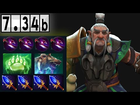 Lone Druid - Total Domination! [Full Match Gameplay Dota 2] 7.34b