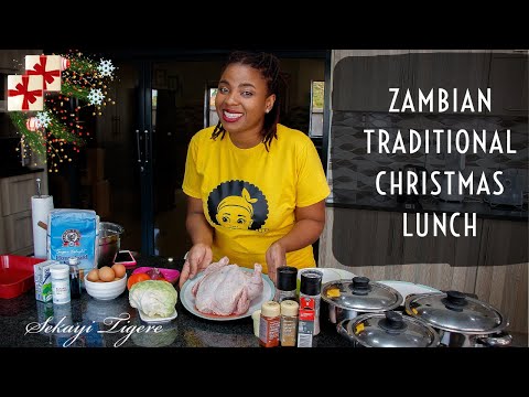 TRADITIONAL ZAMBIAN CHRISTMAS LUNCH | THIS IS THE OFFICIAL LUNCH