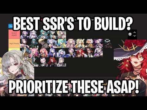 Best SSR's To Build & Prioritize? Build These ASAP! Priority Tier List [Etheria: Restart]