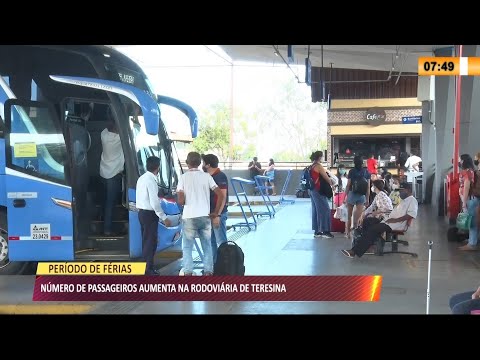 Aumenta o movimento de passageiros no terminal rodoviário de Teresina 19 07 2021