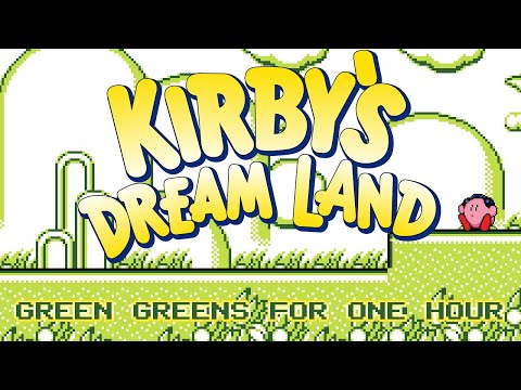 One Hour Game Music: Kirby's Dream Land - Green Greens | 1 Hour Extended Version
