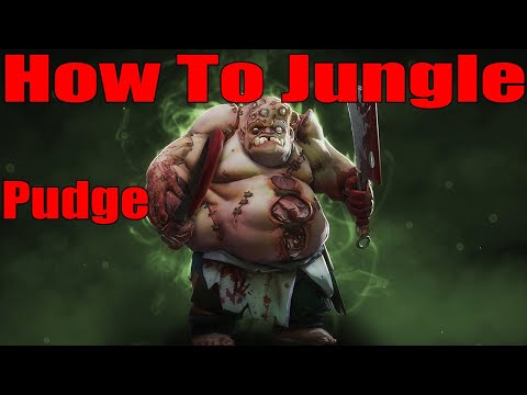 DoTa 2 How To Jungle Pudge Patch 7.28c new meta