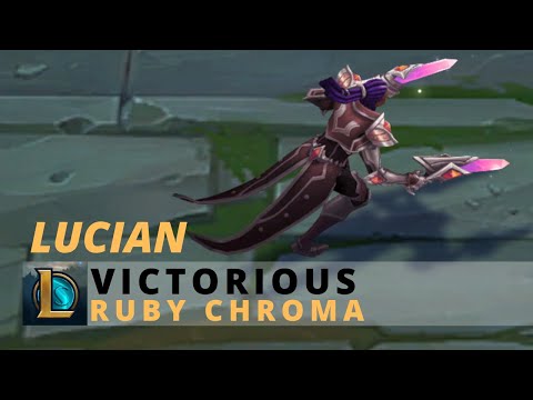 Victorious Lucian Ruby Chroma - League Of Legends