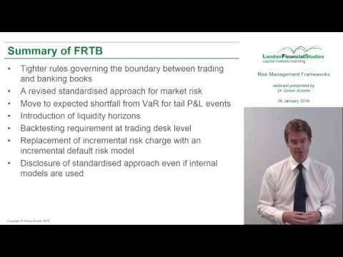 LFS Webcast series - Impact of the Fundamental Review of the Trading Book (FRTB)