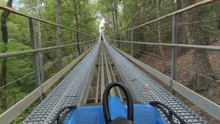 Georgia Mountain Coaster in Alpine Helen Ga.  #coasters #helengeorgia #Iphone17promax