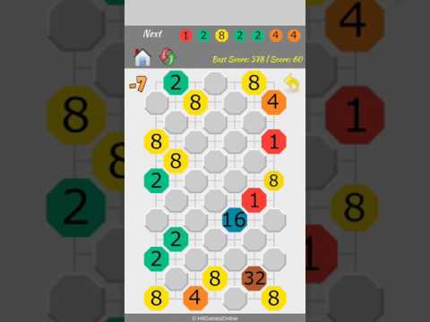 2048 Cell Connect Puzzle Video