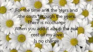 No Charge with Lyrics &amp; Video by Shirley Caesar