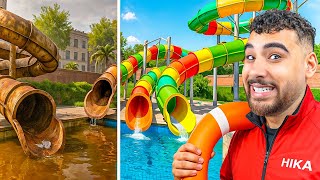 الزباين كلهم غرقو في حمام السباحة الجديد????(محاكي ملاهي الماء????#5)