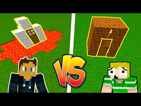 😲Hvem kan bygge den flotteste Hemmelige Base i Minecraft?!😲