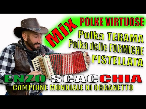 Mix Polke virtuose ENZO SCACCHIA campione del mondo. Polka teramana Polka delle formiche, Pistellata