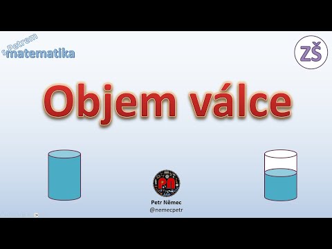 Objem válce - Matematika 8 ZŠ