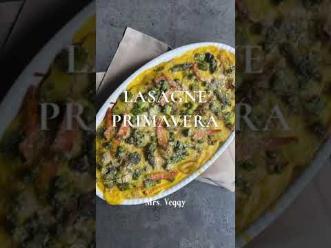Lasagne Primavera - Vegane e Senza Glutine