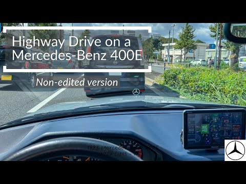 1993 W124 Mercedes-Benz 400E Highway Drive non-edited  [2160p 4K]