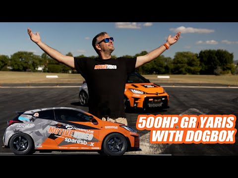 500+horsepower GR Yaris with 6-Speed Dog-Box. Crazy hot hatch!