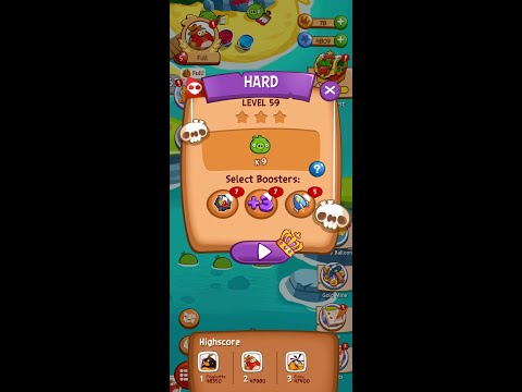 Angry Birds Blast Level 59