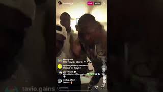 BlocBoy JB Freestyle on LIVE
