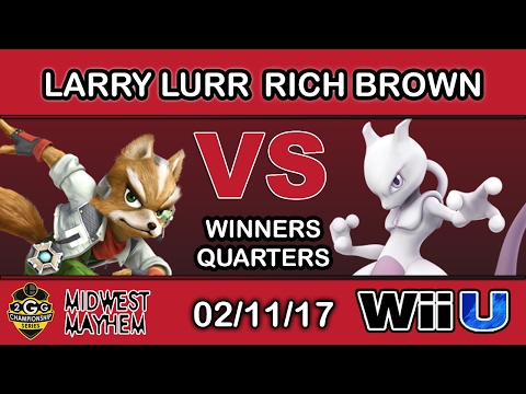 2GGC: Midwest Mayhem - MSF | Larry Lurr (Fox) Vs. PG | Rich Brown (Mewtwo) Winners Quarters