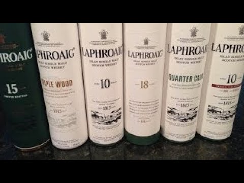 Whisky Review #219 Laphroaig Shootout 10, Cask Strength, Quarter, Three Wood, Select, 15,
