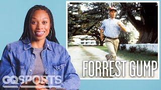 Olympic Sprinter Allyson Felix Breaks Down Running Scenes from Movies | GQ Sports video