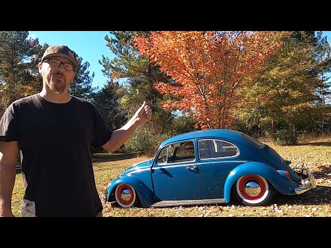 Installing NEW WHEELS and TIRES | Slammed 1966 VW Beetle