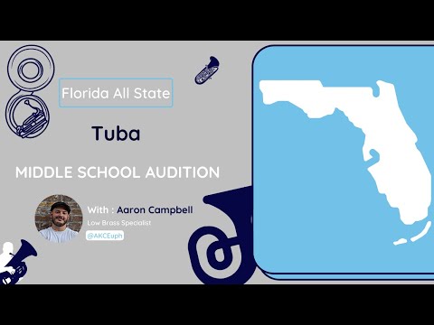 Florida All State Band 2022 Audition - Middle School Tuba