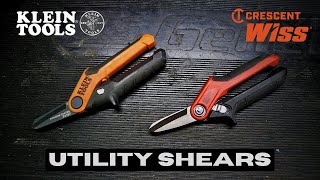 UTILITY SHEARS SHOWDOWN: Klein T2107 7" & Crescent Wiss CW7T 7.5" Titanium-Coated Utility Shears