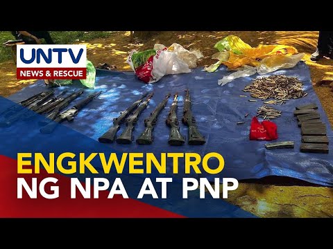 Mga miyembro ng NPA at mga pulis sa Albay, nagkaengkwentro