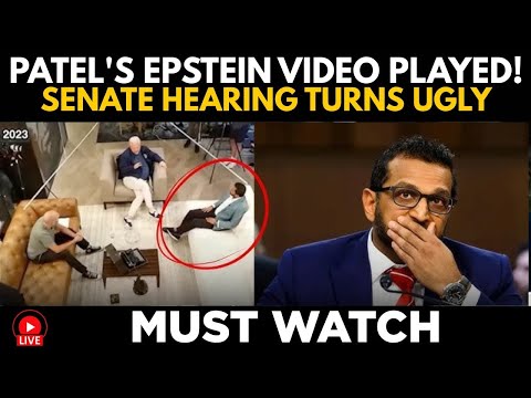 FBI Director LIVE | Kash Patel Reveals SHOCKING NEW Names In Epstein Files, Plays A Video Proof
