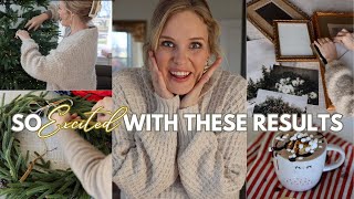 Clean and Decorate with Me for CHRISTMAS / budget friendly hacks, bone broth hot chocolate, outfits