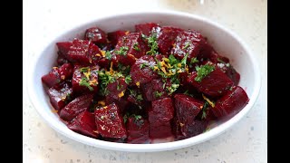 GLAZED BEETS WITH CITRUS AND HONEY