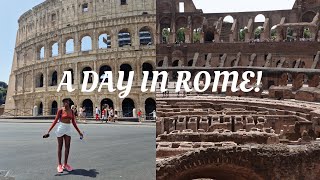Day trip from Naples to Rome! touring the Colosseum & fired pizzia