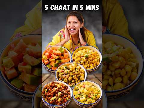 5 minute me 5 chaat 😋possible hai kya 😱 Amazing instant chaat recipe @kissan x Kabitaskitchen