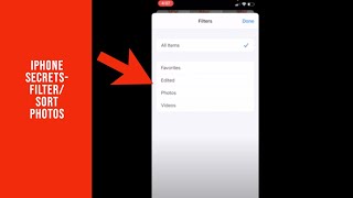 iPhone Secrets-  How to Filter and Sort Your Photos