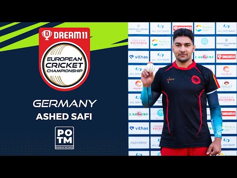 POTM: A.Safi - Group D, Match 9 - GER vs ROM | Highlights | Dream11 ECC, 2022 | ECC22.081