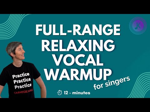 Full Range Relaxing Vocal Warmup for SINGERS
