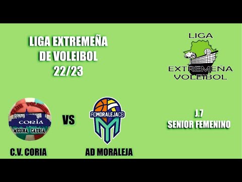 J.7 LIGA VOLEIBOL 22/23 SENIOR FEMENINO (CORIA - MORALEJA)