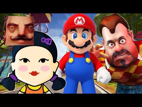 Hello Neighbor - New Neighbor Sonic Dark Riddle Baldi Mario History Part 756 Gameplay Walkthrough
