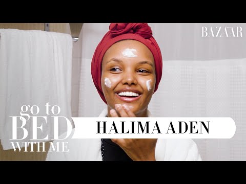 トップモデルハリマ・アデンの夜のスキンケア習慣｜Go To Bed With Me｜Harper's BAZAAR (Top Model Halima Aden's Nighttime Skincare Routine | Go To Bed With Me | Harper's BAZAAR)
