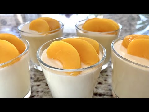 Easy Peach Recipe / Peach 🍑 Mousse