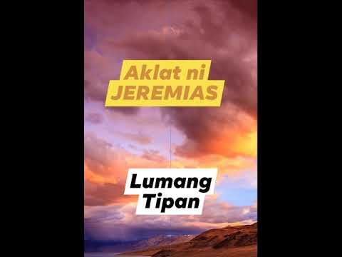 Aklat ni JEREMIAS audio Bible tagalog Old Testament