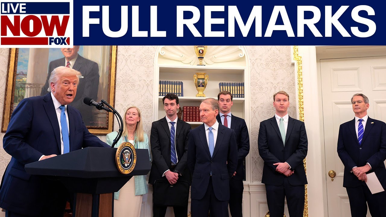 Full: President Trump takes questions in Oval Office