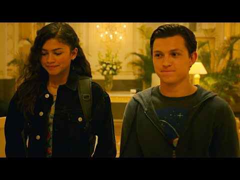 MJ Finds Out Peter is Spider-Man - Date Scene - Spider-Man: Far From Home (2019) Movie CLIP HD